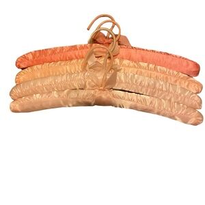 Sunset strip set of 4 vintage satin padded hangers